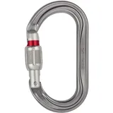 Petzl OK-Karabiner Schraubverschluss Grau