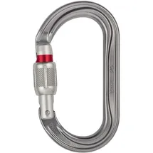 Petzl OK-Karabiner Schraubverschluss Grau