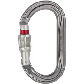 Petzl OK-Karabiner Schraubverschluss Grau