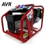 TecnoGen H8000T AVR - Benzin-Stromerzeuger mit AVR-Regelung 6 kW - Dauerleistung 5.4 kW - 400V