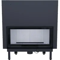 ThermoFlux Kamineinsatz TFC10-H | gerade, hochschiebbar | 14 kW