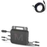 800W Micro-Wechselrichter mit Schuko Kabel mit Betteri-Steckern 20M 0% VAT, Marstek Microinverter Inverter Solar Inverter MPPT App Steuerung Plug & Play Balkonkraftwerk, IP67 Wasserdicht für Mini-PV