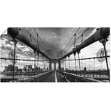 Artland Wandbild »Brooklyn Bridge New York III«, Brücken, (1 St.), als Leinwandbild, Poster in verschied. Größen schwarz B/H: 150 cm x 75 cm