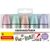 Eberhard Faber Mini Textmarker Pastell Glitzer 5 St.