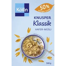 Kölln Knusper Klassik Hafer-Müsli 50% weniger Zucker 500G