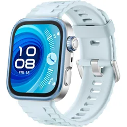 Smartwatch HUAWEI "WATCH FIT 4 Pro, 1,82 Zoll AMOLED-Farbdisplay", silber, Smartwatches, Outdoor-Sport, Saphirglas und Titan, bis zu 10 Tage Akkulaufzeit