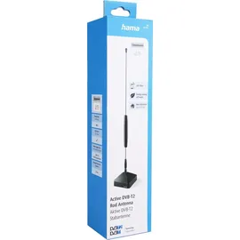 Hama DVB-T/DVB-T2-Stabantenne Performance 25, aktiv, schwarz