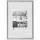 walther design Galeria Bilderrahmen Silber 50x70 cm 4er Set