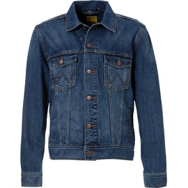 WRANGLER Classic Jacket Mid Stone Jeansjacke blau