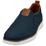 Bugatti Dexter Herrenschuhe Slipper Blau Freizeit, Schuhgröße:46 EU