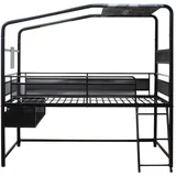 X Rocker Contra 90 x 190 cm Schwarz