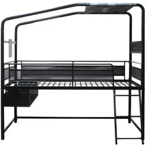 X Rocker Contra 90 x 190 cm Schwarz