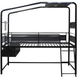 X Rocker Contra 90 x 190 cm Schwarz