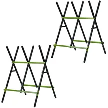 Trutzholm Sägebock 2er Set Holz/Stahl klappbar 100 kg Traglast