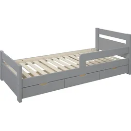 OTTO home Kinderbett TIMMO 90 x 200 cm Kiefer grau