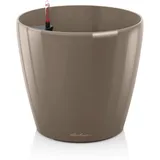 LECHUZA Classico 70 Ø 70 x 64,5 cm Taupe Hochglanz