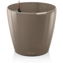 LECHUZA Classico 70 Ø 70 x 64,5 cm Taupe Hochglanz
