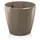 LECHUZA Classico 70 Ø 70 x 64,5 cm Taupe Hochglanz
