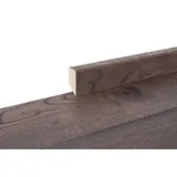 Sockelleiste massiv Typ1 Eiche dunkelgrau gelaugt geölt