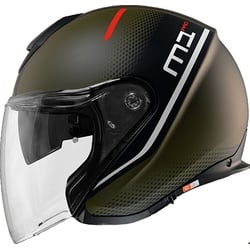 Schuberth M1 Pro Mercury Jet helm, groen, 53 Voorman