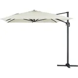 Ampelschirm Aus Alu "sun 4", 3 X 4 M - Ecru