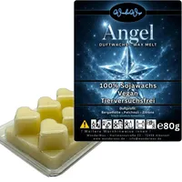 WonderWax Duftwachs Wax Melts für Duftlampe, 6 Herzen Duftmelt Wachsmelt Sojawachs Duftwachs Würfel für Raumdüfte, Wachs Duftöl Winter Indoor Schmelzen für Aromalampe Angel