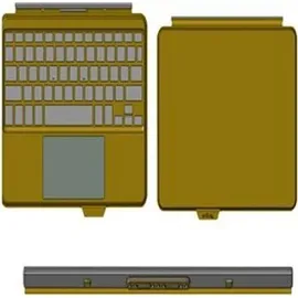 Samsung Magnetic Keyboard für Galaxy Tab Active4 Pro Schwarz