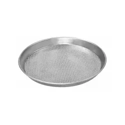 SCHNEIDER Pizzablech gelocht, Aluminium, rund, Gelochtes Backblech für eine bessere Luftzirkulation beim Backen, 1 Blech, Ø 28 cm