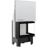 Kamineinsatz aus Stahl VNP 700/480 12 kW Ø 200 mit Schiebetür