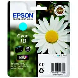 Original Epson C13T18024012 / 18 Tintenpatrone cyan
