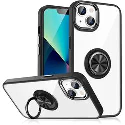 Schutz Handy Hülle für Apple iPhone 15 Case Cover Ring Halter Bumper Etuis Neu