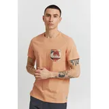 Blend T-Shirt BHTrop Klassisches T-Shirt mit Rundhalsausschnitt orange XXL (58)