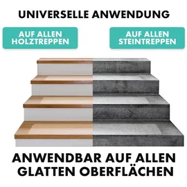 Karat Antirutschstreifen für Treppe Selbstklebend Henri 10 x 60 cm 15 Stück