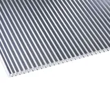 Scobalit Doppelstegplatten 16 mm Klar Anthrazit – Gestreift Polycarbonat