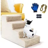 Famanu Hundetreppe - 4-lagige, rutschfeste Haustiertreppe