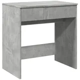 vidaXL Schminktisch, mit Spiegel Betongrau 73x46,5x120 cm