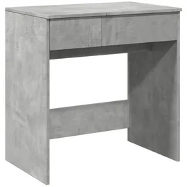 vidaXL Schminktisch, mit Spiegel Betongrau 73x46,5x120 cm