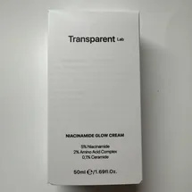 transparent lab Niacinamide Glow Creme 50 ml