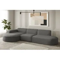 Fun Möbel Ecksofa Designersofa PALMA in Stoff Opera Velvet