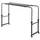 eloneo Betttisch auf Rollen, höhenverstellbar 78 bis 120cm, längenverstellbar 119 bis 190cm, schwarz