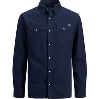 JACK & JONES Jeanshemd Heridan Shirt in Dunkelblau-XS