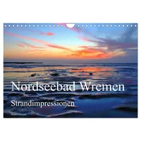 Calvendo Nordseebad Wremen - Strandimpressionen (Wandkalender 2026 DIN A4