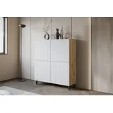 INOSIGN Highboard »HIGHBOARD PHUKET«, (1 St.), moderne Kommode mit 4 Türen und 8 Fächern, Breite 120 cm