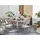 Beliani Grosseto Set 6-tlg. Schwarz/Beige/Silber