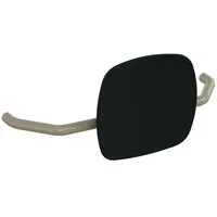 Hewi 801 Rückenstütze 801.51.907386 Wandabstand 230mm, Lehne tiefschwarz, sand