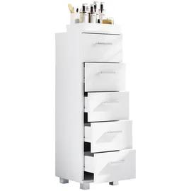 VCM Highboard Zalo M ca. 30x94x30 cm Weiß