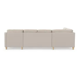 sit&more Wohnlandschaft SIT & MORE "Farö U-Form", grau (elephant), B:325cm H:90cm T:187cm, Sofas, Wohnlandschaft, inklusive Federkern, wahlweise mit Bettfunktion und Bettkasten