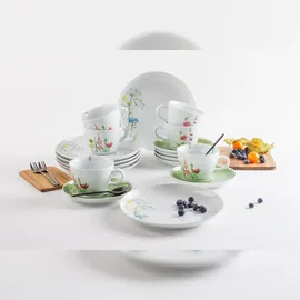 Kahla Five Senses Wildblume Kaffeeservice 18-tlg. grün