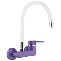 ATCO® Wandarmatur EHM Armatur Küche Spültischarmatur Einhebelmischer violett