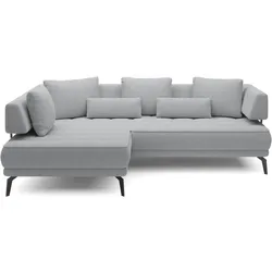 Ecksofa Giotto Stoff Blau Hellblau